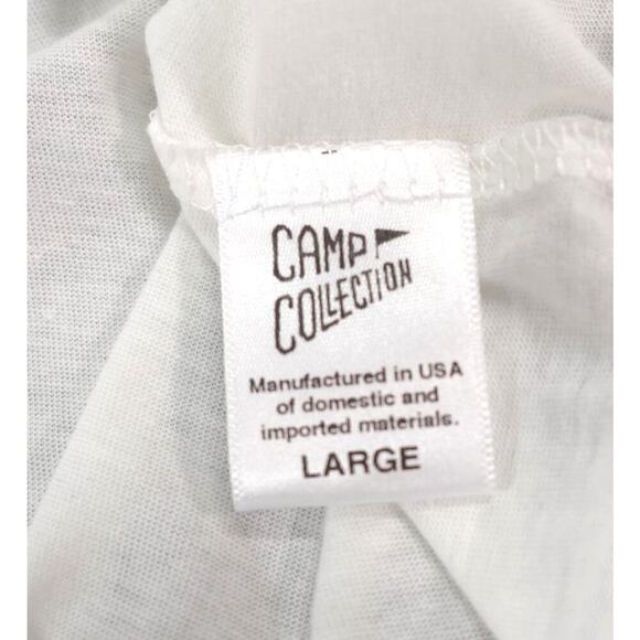 2 Stranger Things Camp Collection Tee Womens Large Ringer 80s Cosplay Halloween - Picture 15 of 16